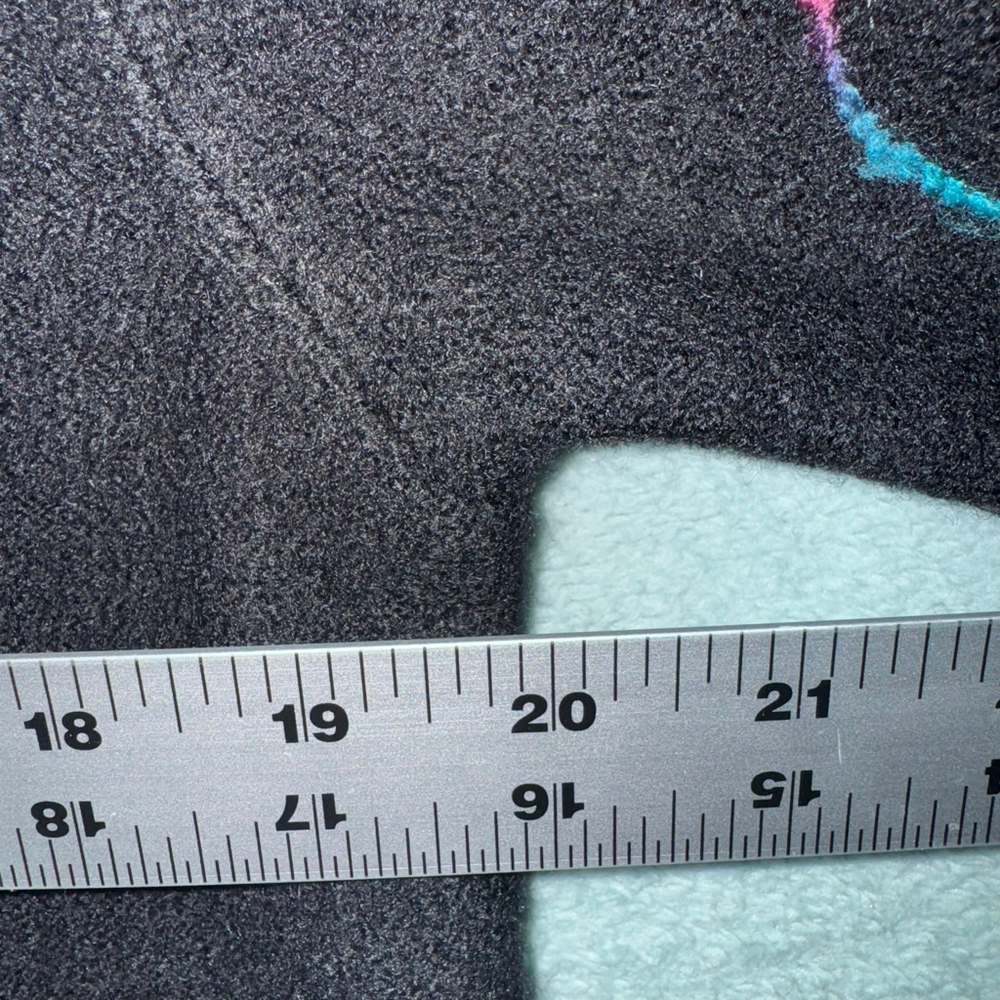 Women's Coldwater Creek Black 100% Wool Buttoned Sweater Abstract Size Medium - Picture 9 of 10